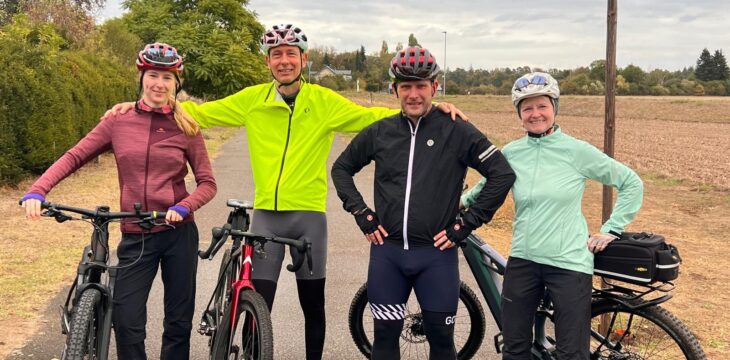 Die Radbande bei der 21. Kapellentour in Kirrlach